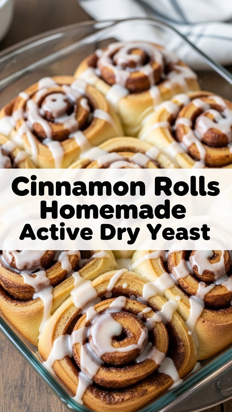 Cinnamon Rolls Homemade Active Dry Yeast