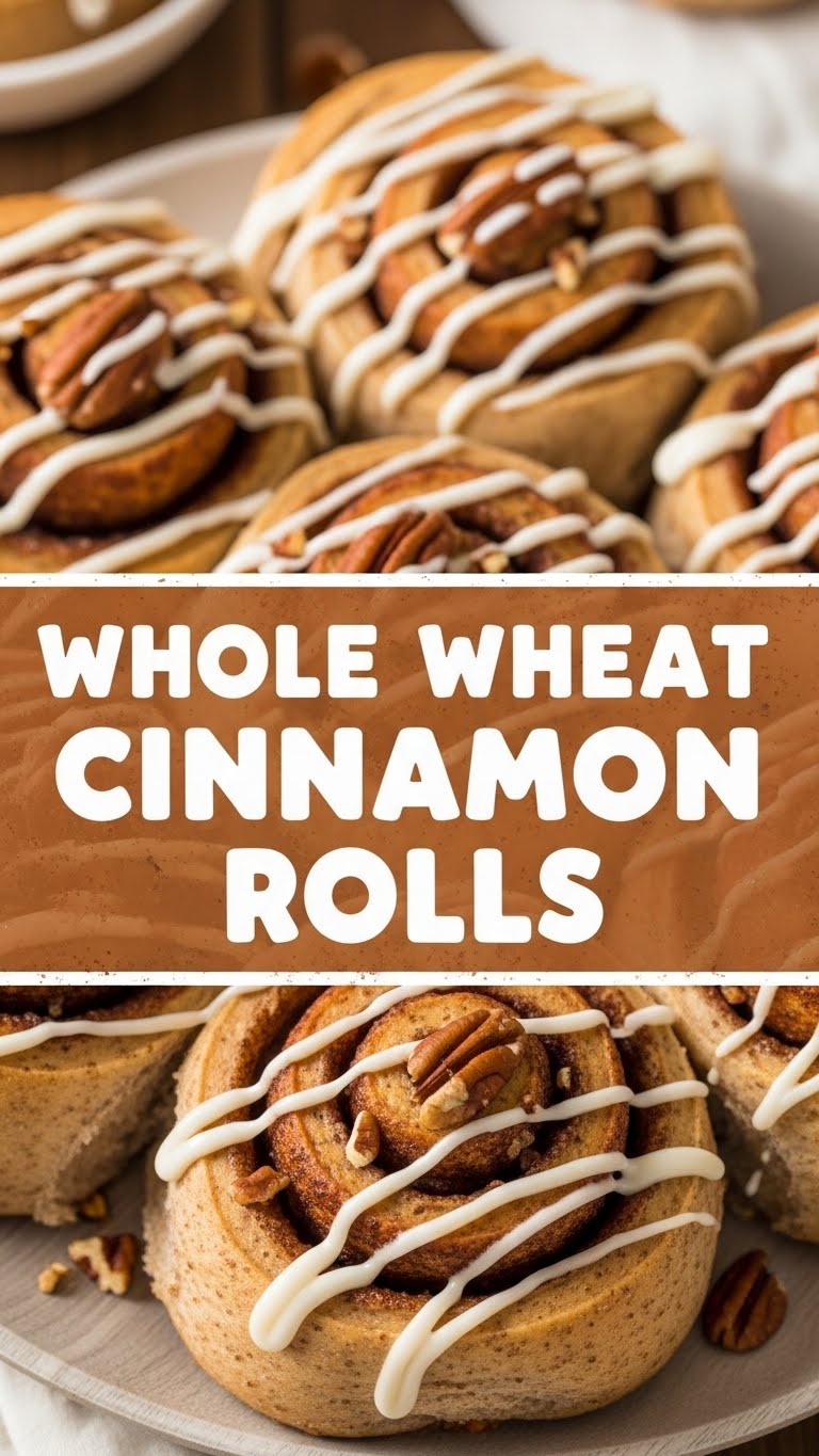 Whole Wheat Cinnamon Rolls