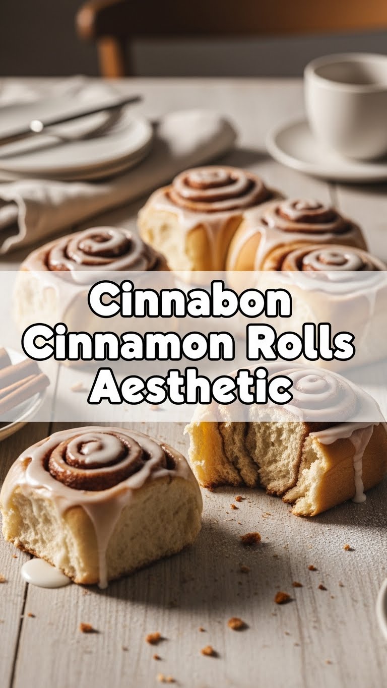 Cinnabon Cinnamon Rolls Aesthetic