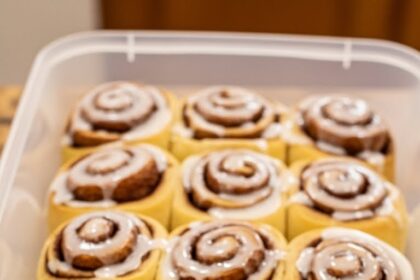 Freezing Cinnamon Rolls