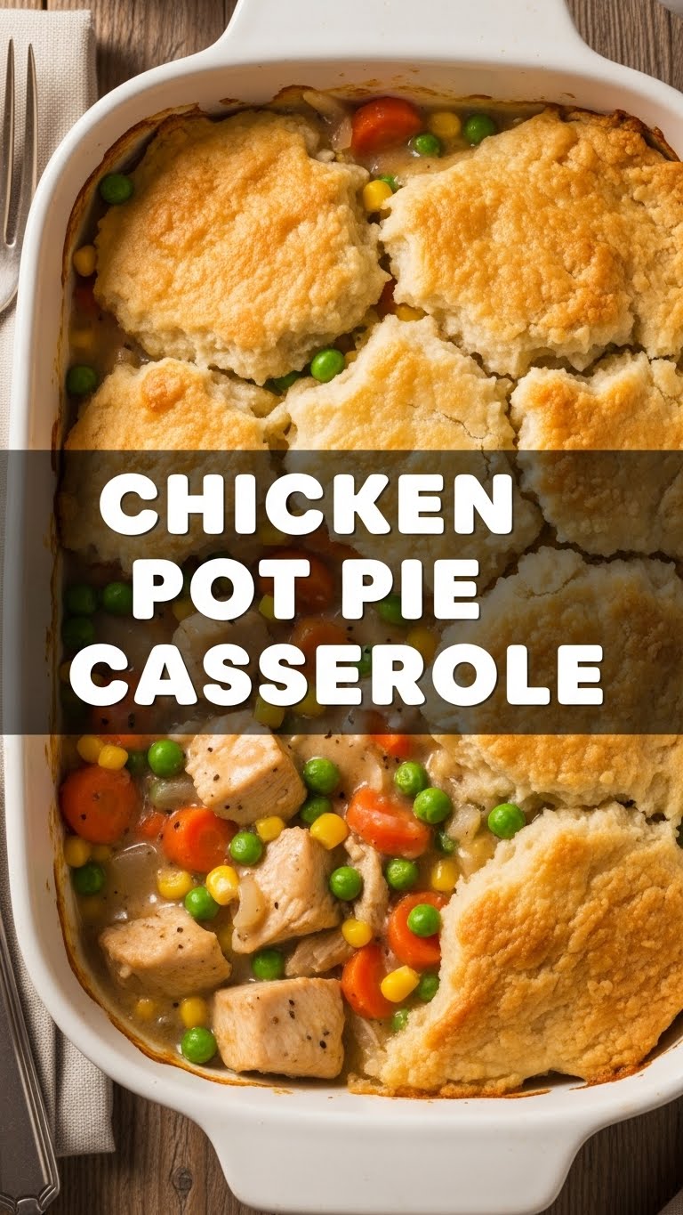Chicken Pot Pie Casserole