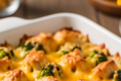 Chicken Broccoli Rice Cheese Casserole