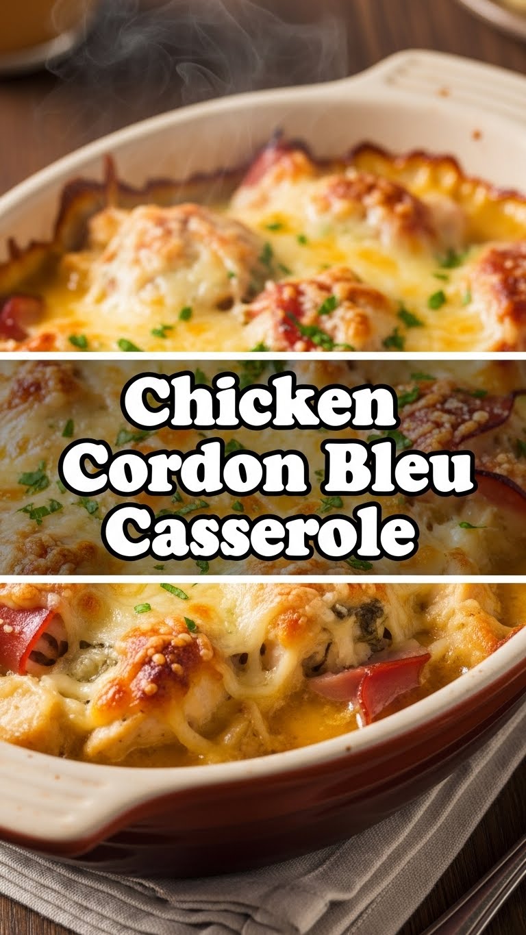 Chicken Cordon Bleu Casserole