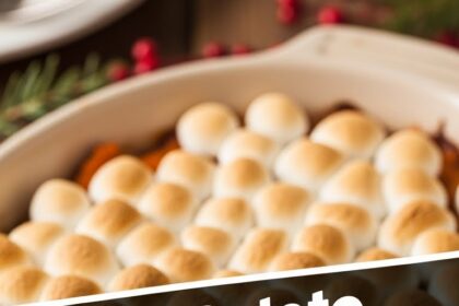 Sweet Potato Casserole With Marshmallows