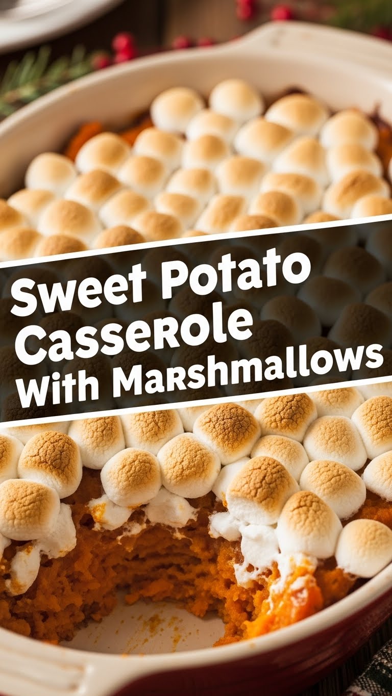 Sweet Potato Casserole With Marshmallows