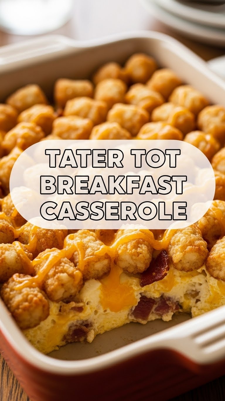Tater Tot Breakfast Casserole