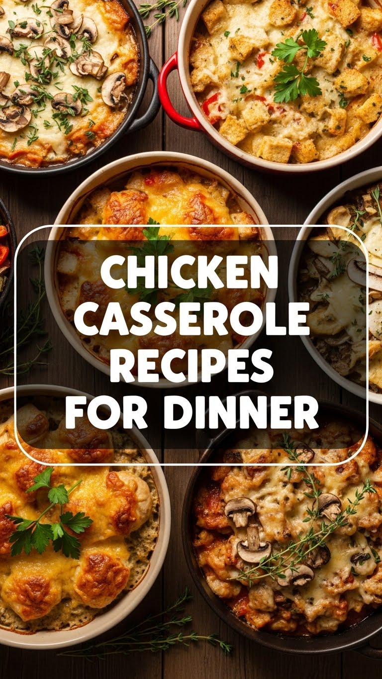 Chicken Casserole Recipes For Dinner