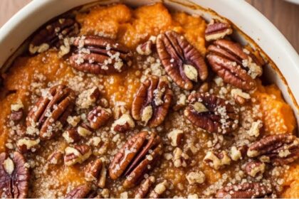 Sweet Potato Casserole With Pecans