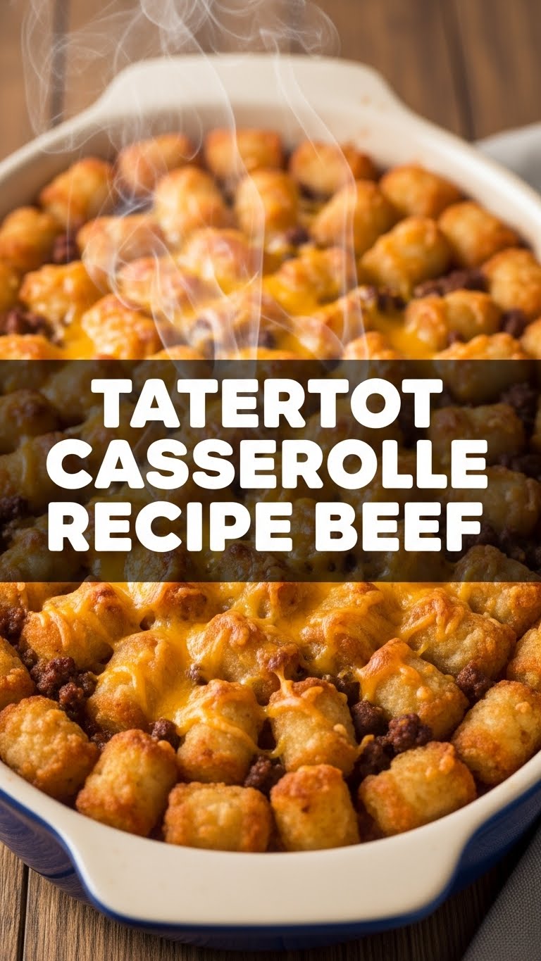 Tatertot Casserole Recipe Beef