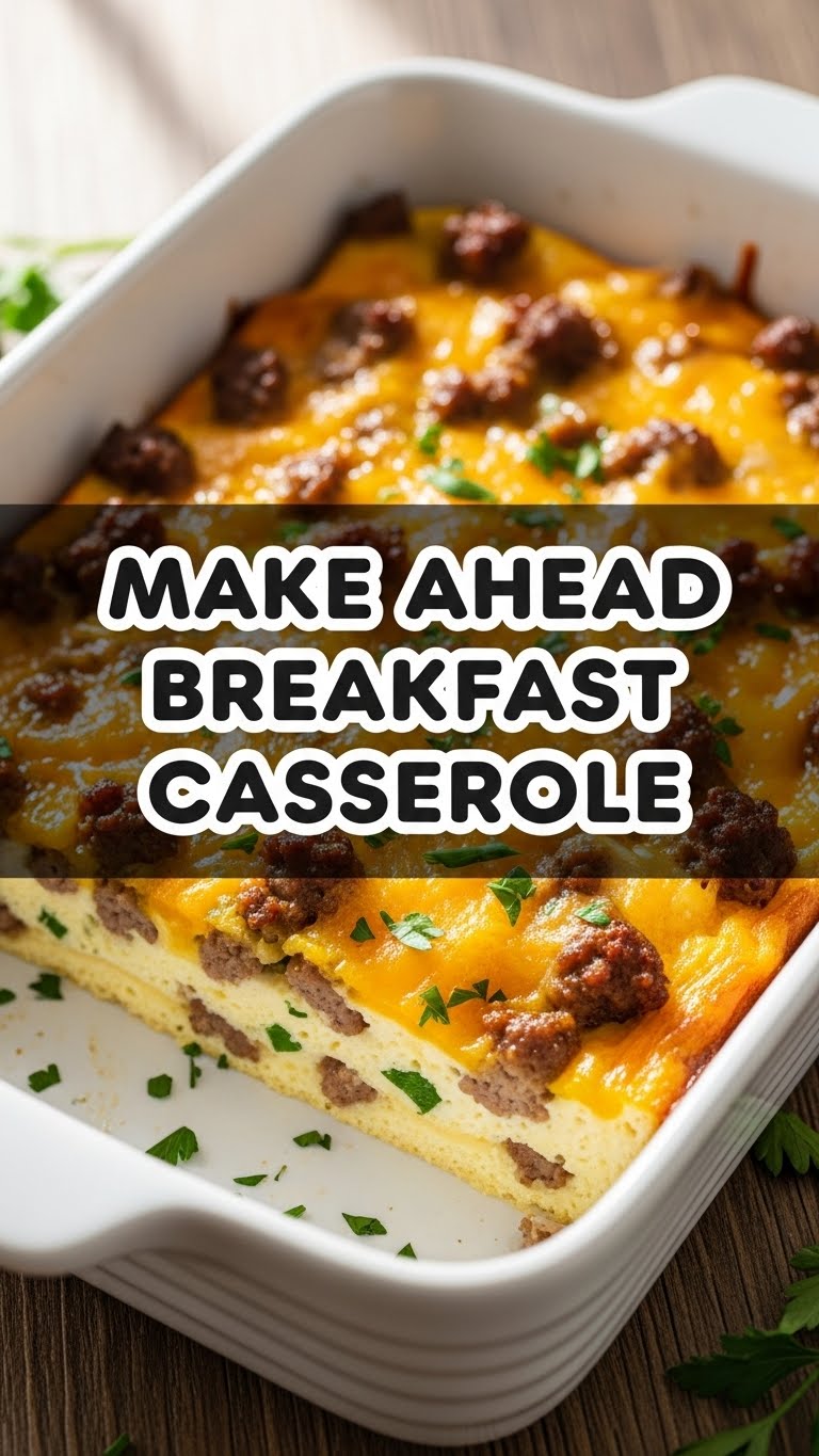 Make Ahead Breakfast Casserole
