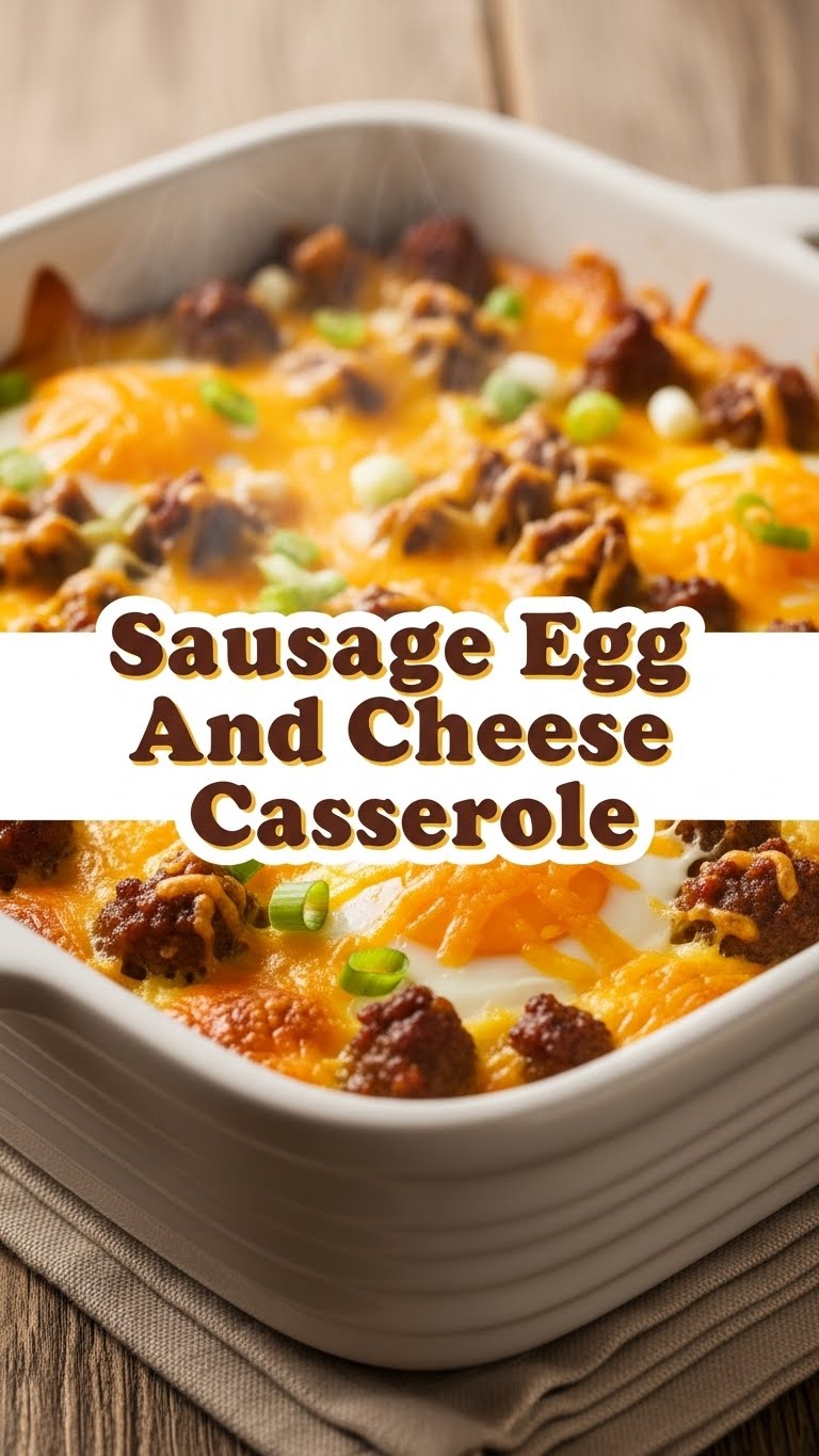 Sausage Egg And Cheese Casserole