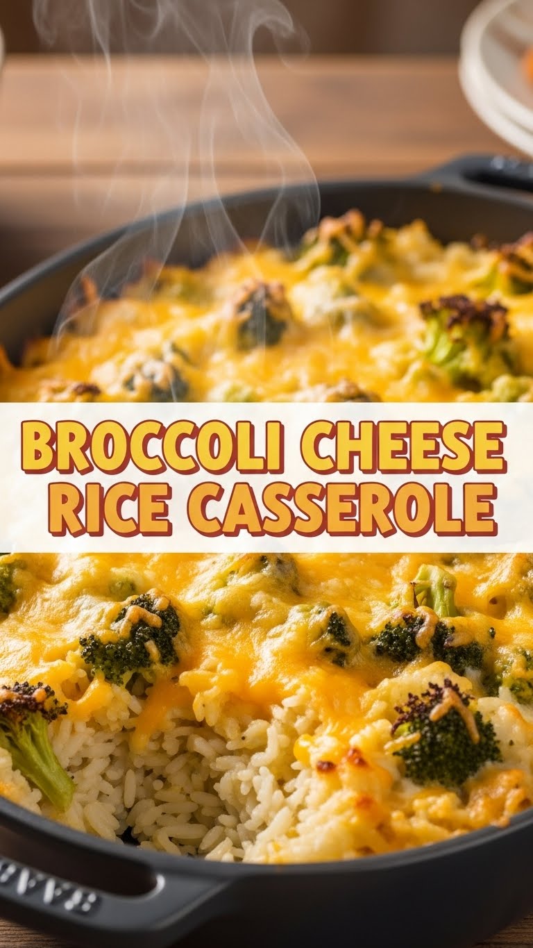 Broccoli Cheese Rice Casserole