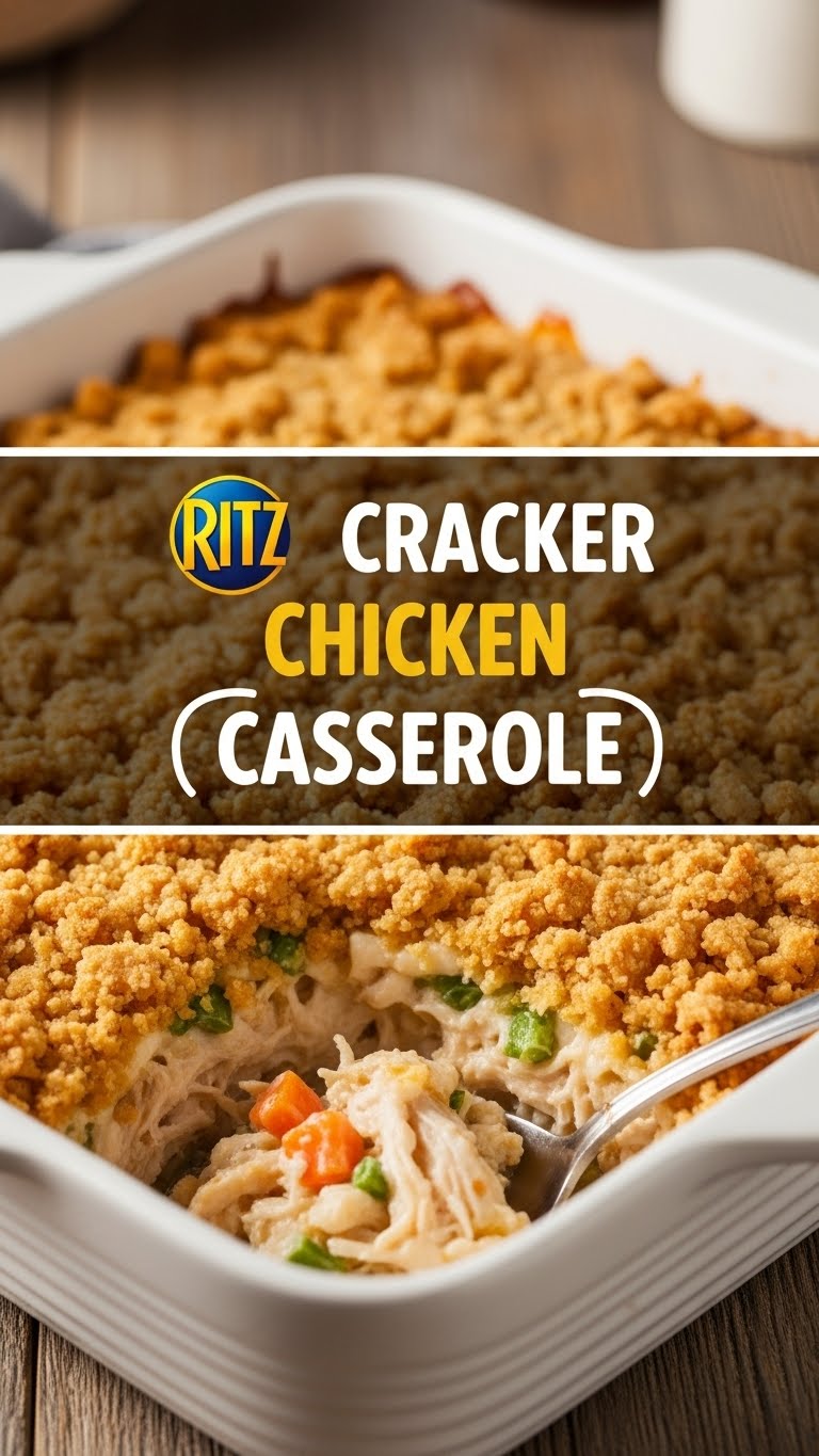 Ritz Cracker Chicken Casserole
