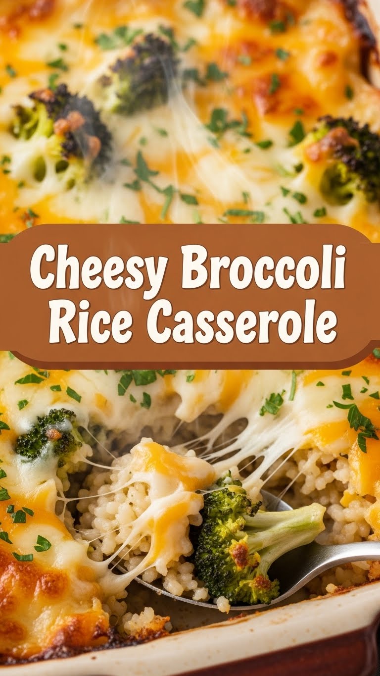 Cheesy Broccoli Rice Casserole