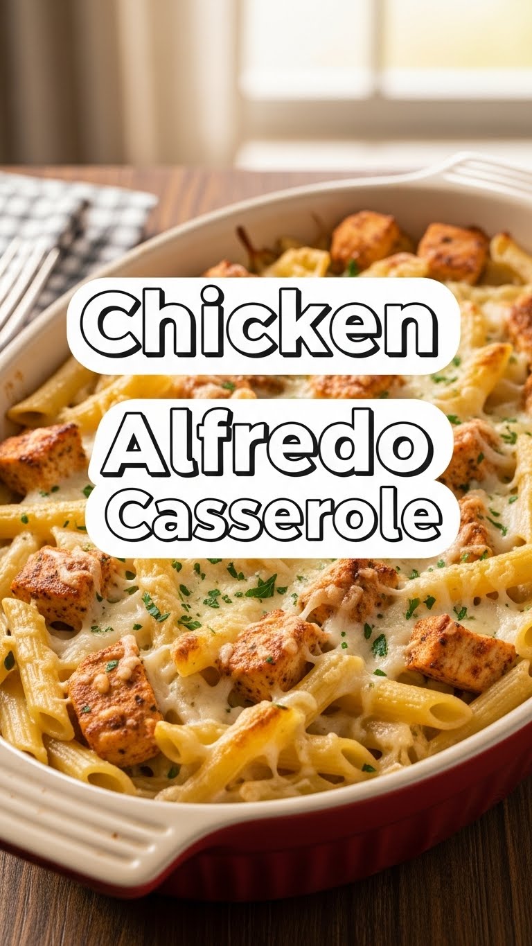 Chicken Alfredo Casserole