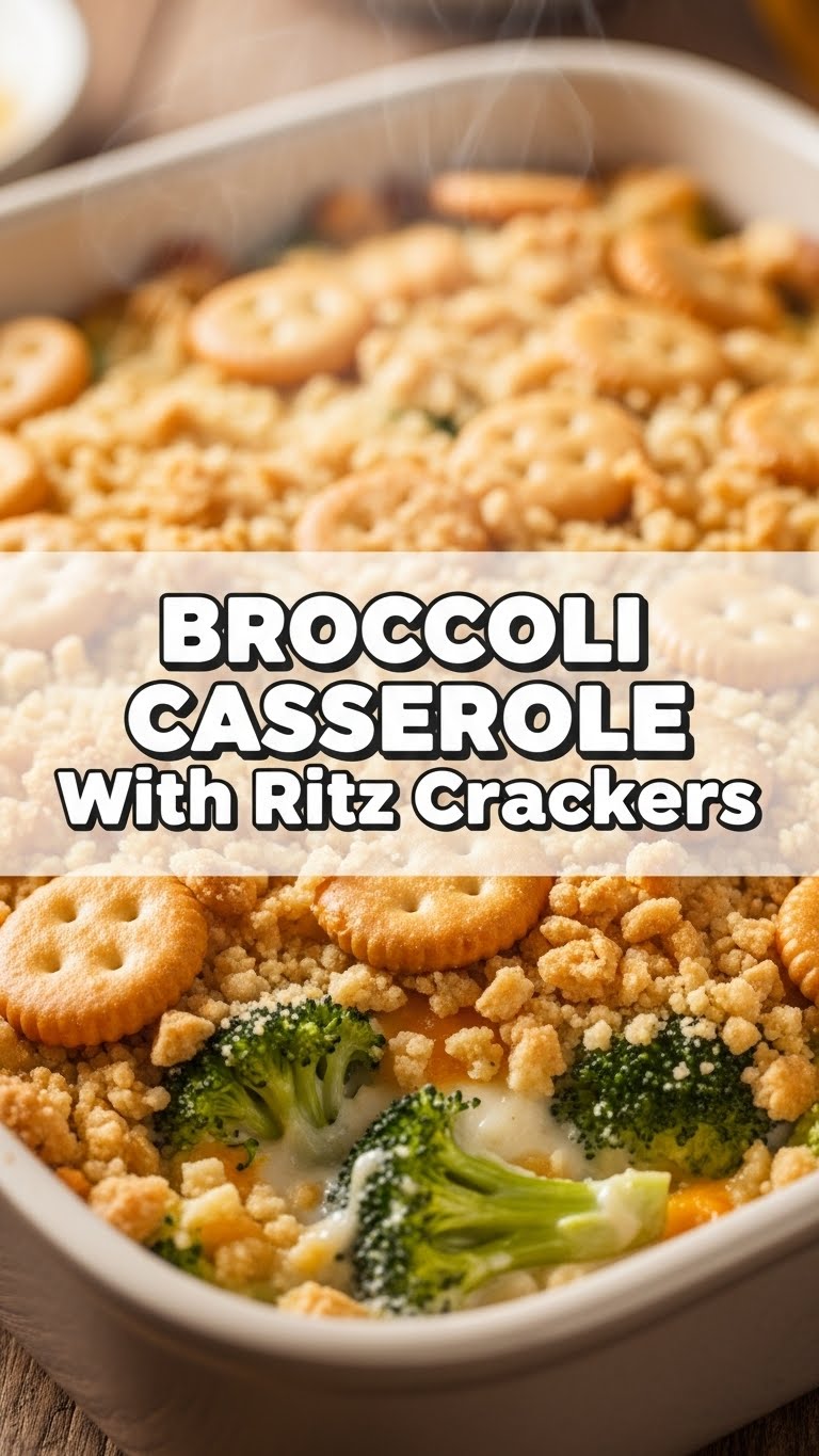 Broccoli Casserole With Ritz Crackers