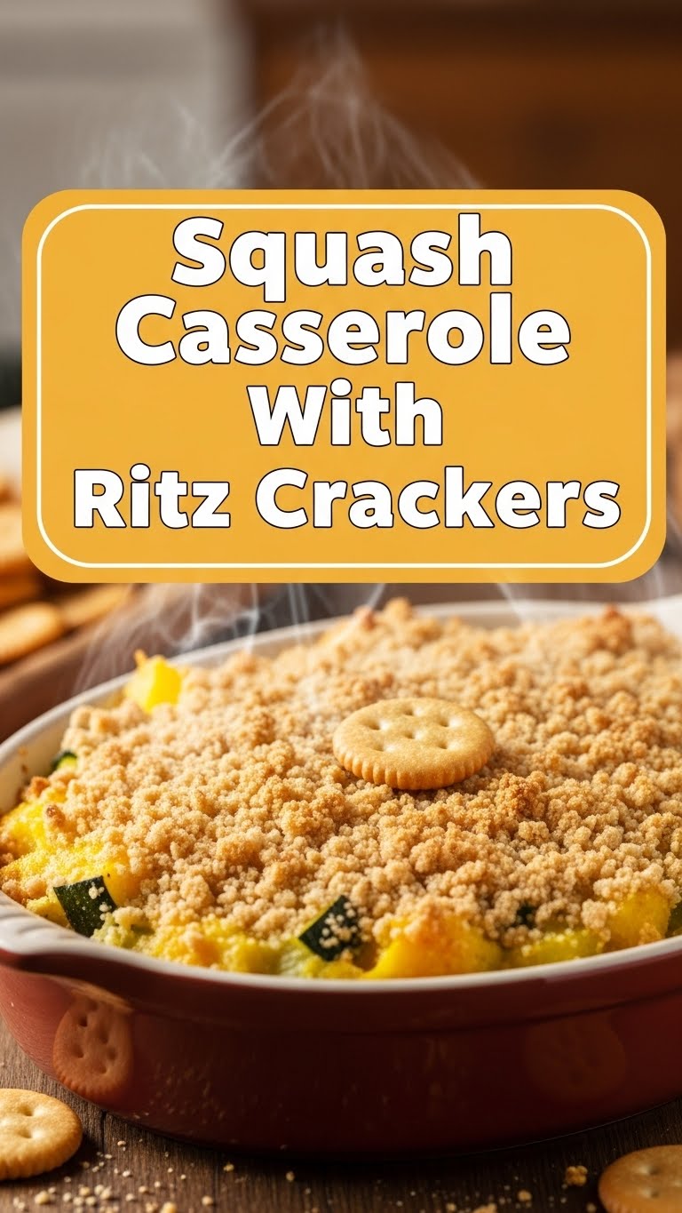 Squash Casserole With Ritz Crackers