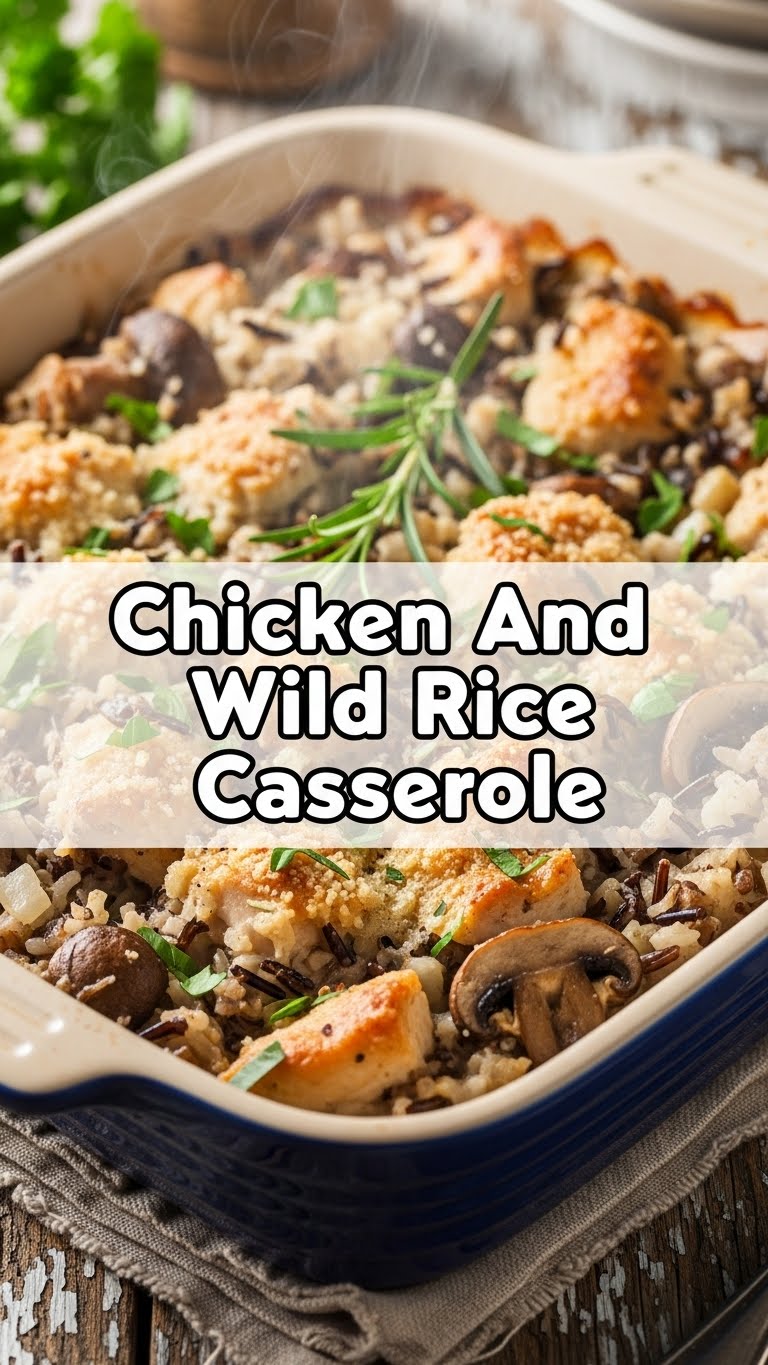 Chicken And Wild Rice Casserole