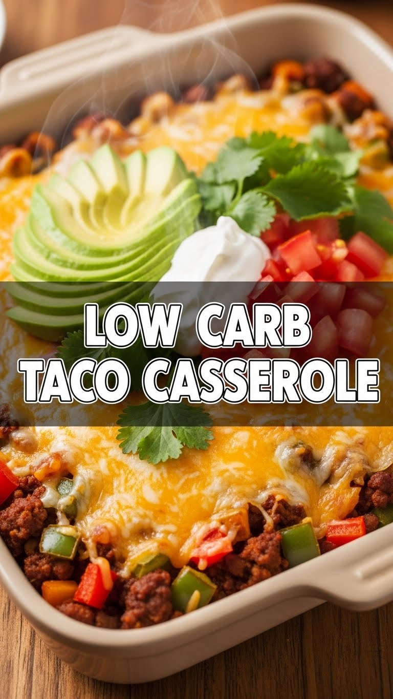 Low Carb Taco Casserole