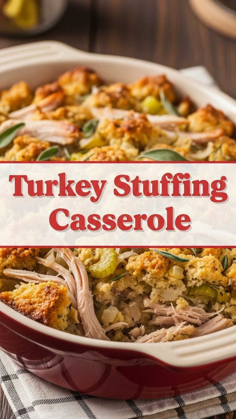Turkey Stuffing Casserole