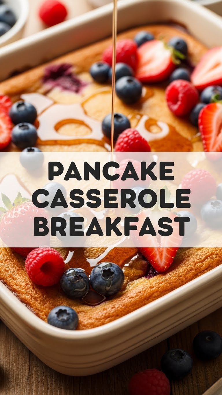 Pancake Casserole Breakfast