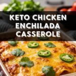 Keto Chicken Enchilada Casserole