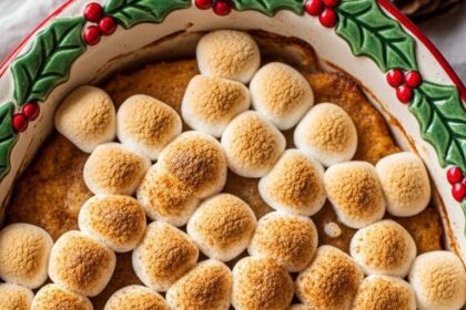 Yam Casserole With Marshmallows