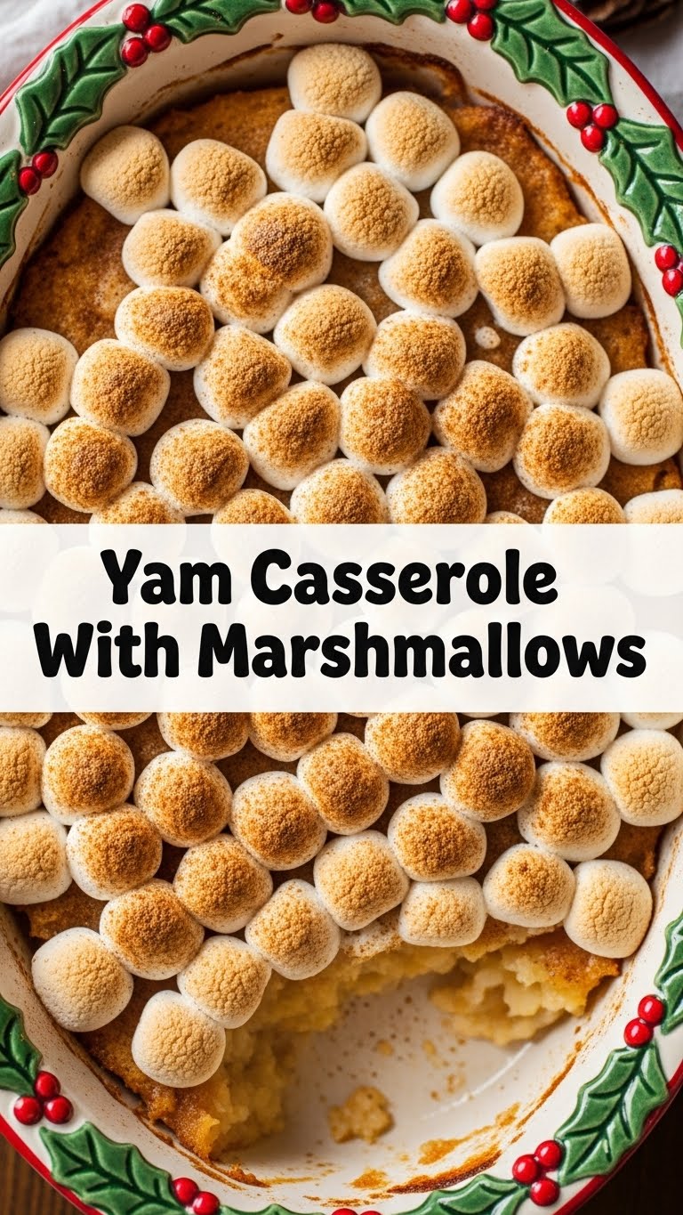 Yam Casserole With Marshmallows