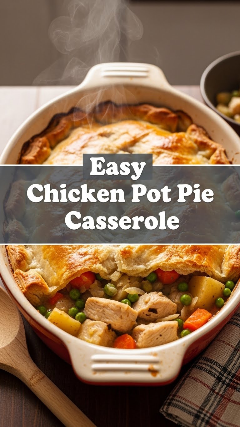 Easy Chicken Pot Pie Casserole