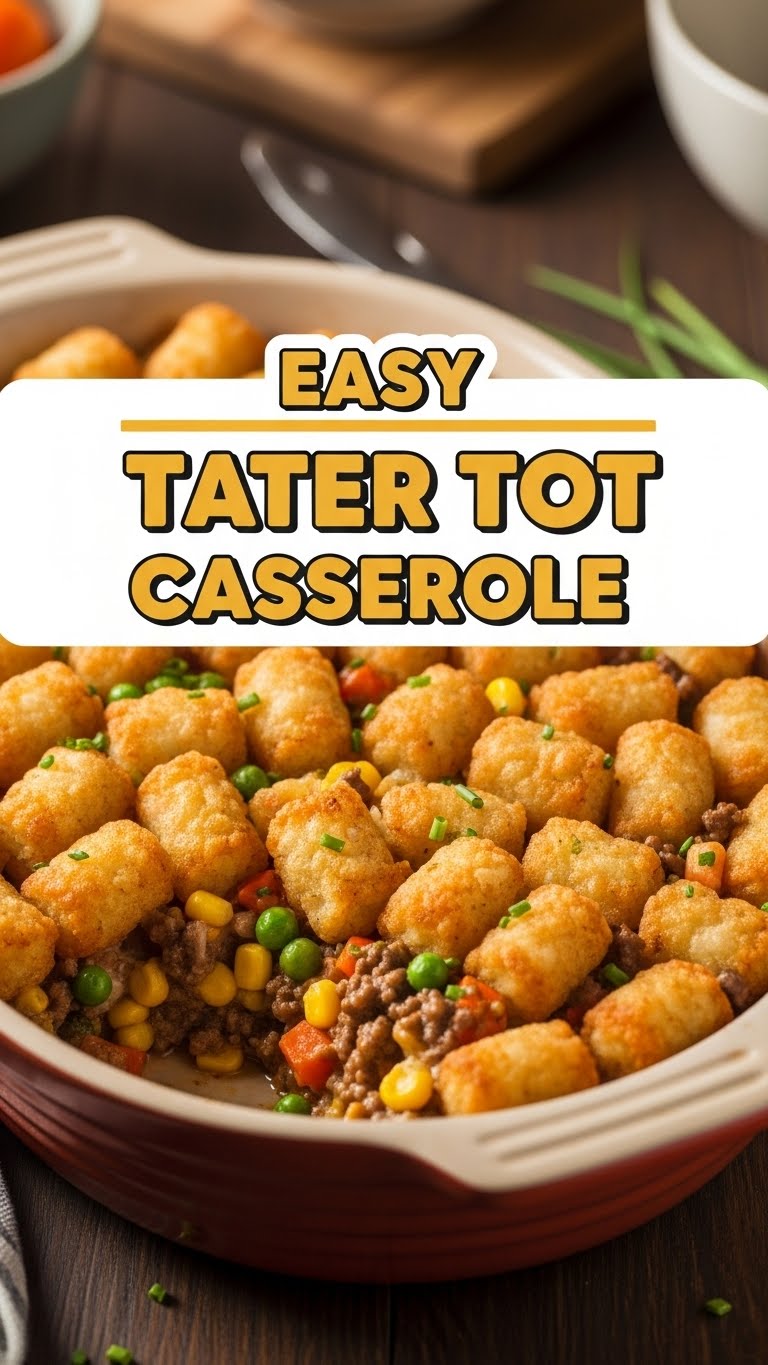 Easy Tater Tot Casserole