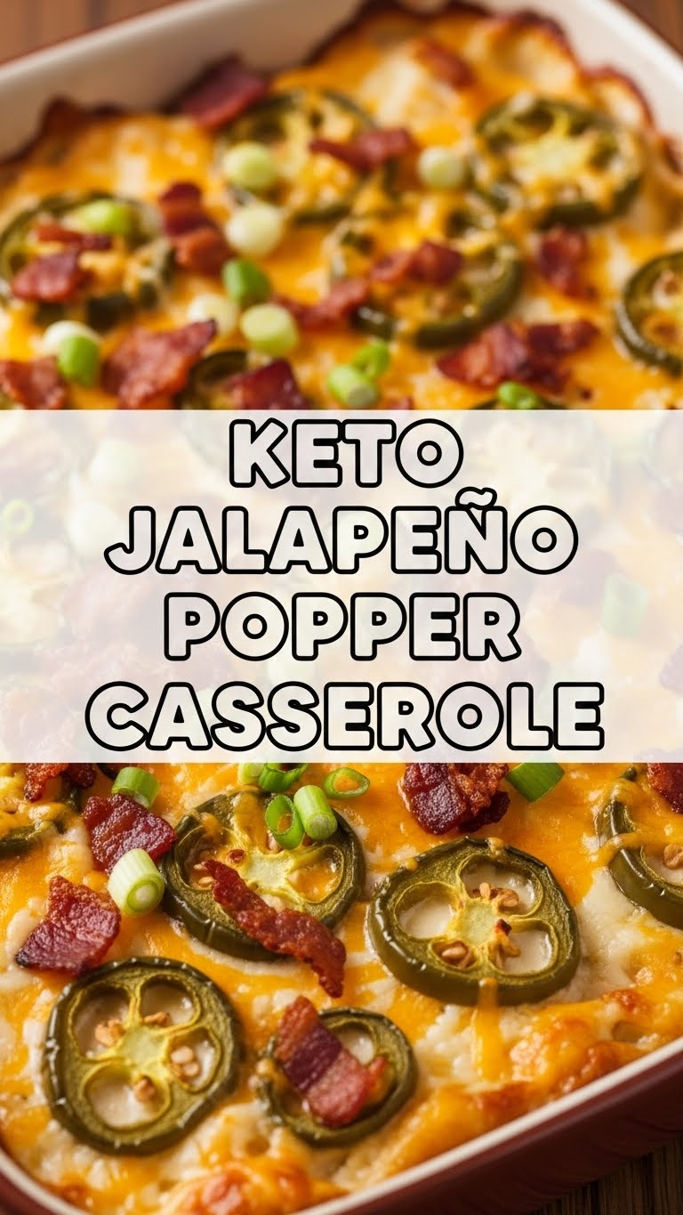Keto Jalapeã±O Popper Casserole