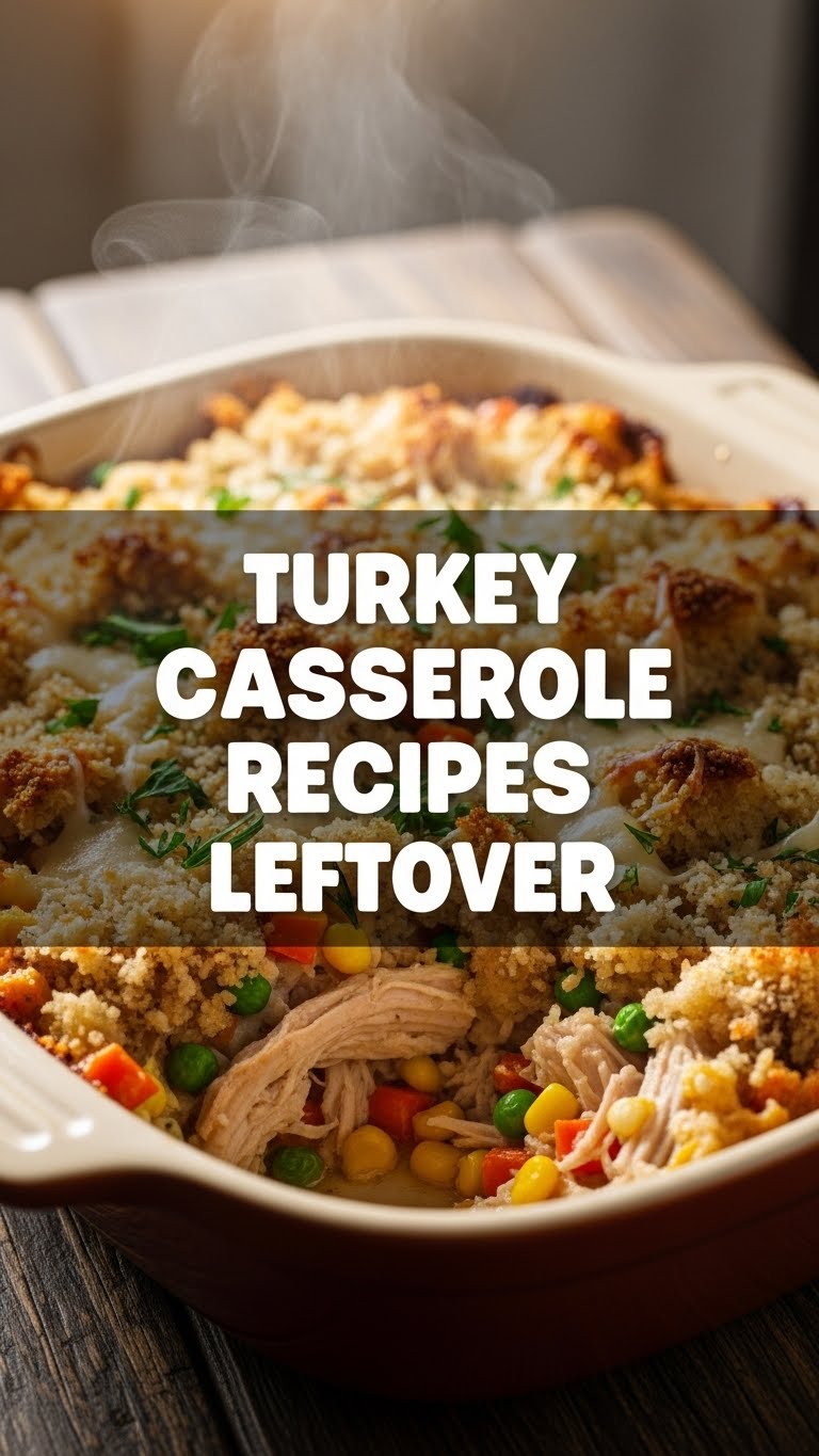 Turkey Casserole Recipes Leftover