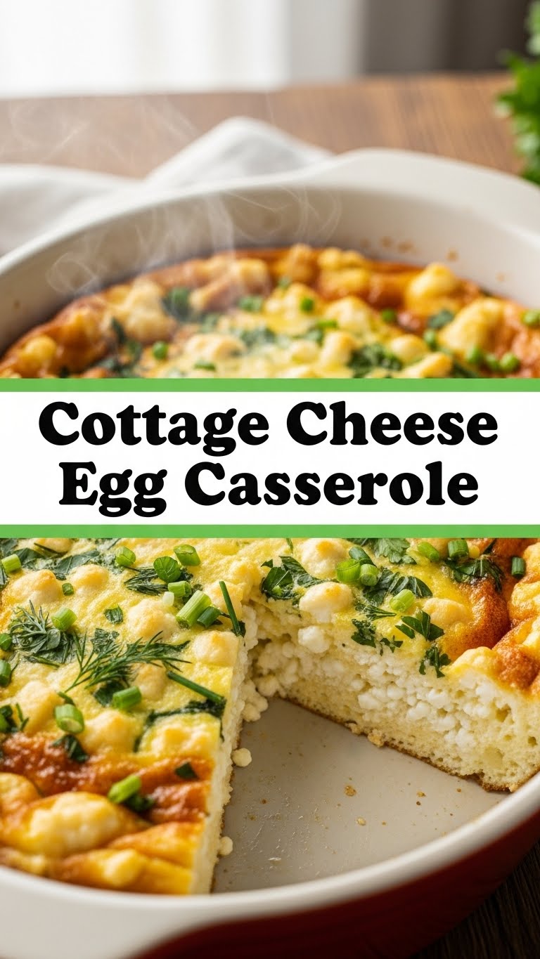 Cottage Cheese Egg Casserole