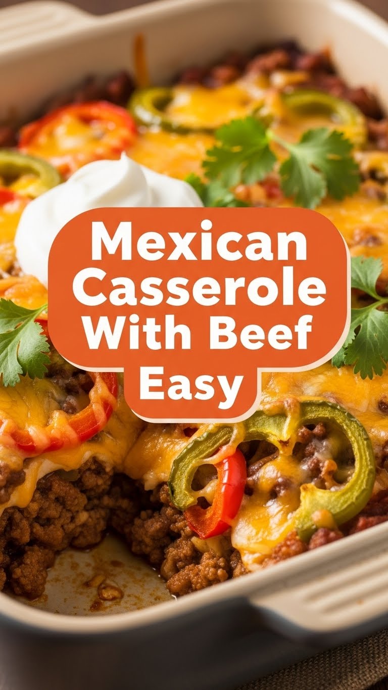 Mexican Casserole With Beef Easy