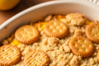Southern Squash Casserole Ritz Crackers