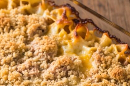 Cheesy Tuna Noodle Casserole