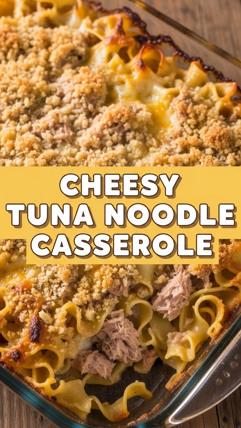 Cheesy Tuna Noodle Casserole