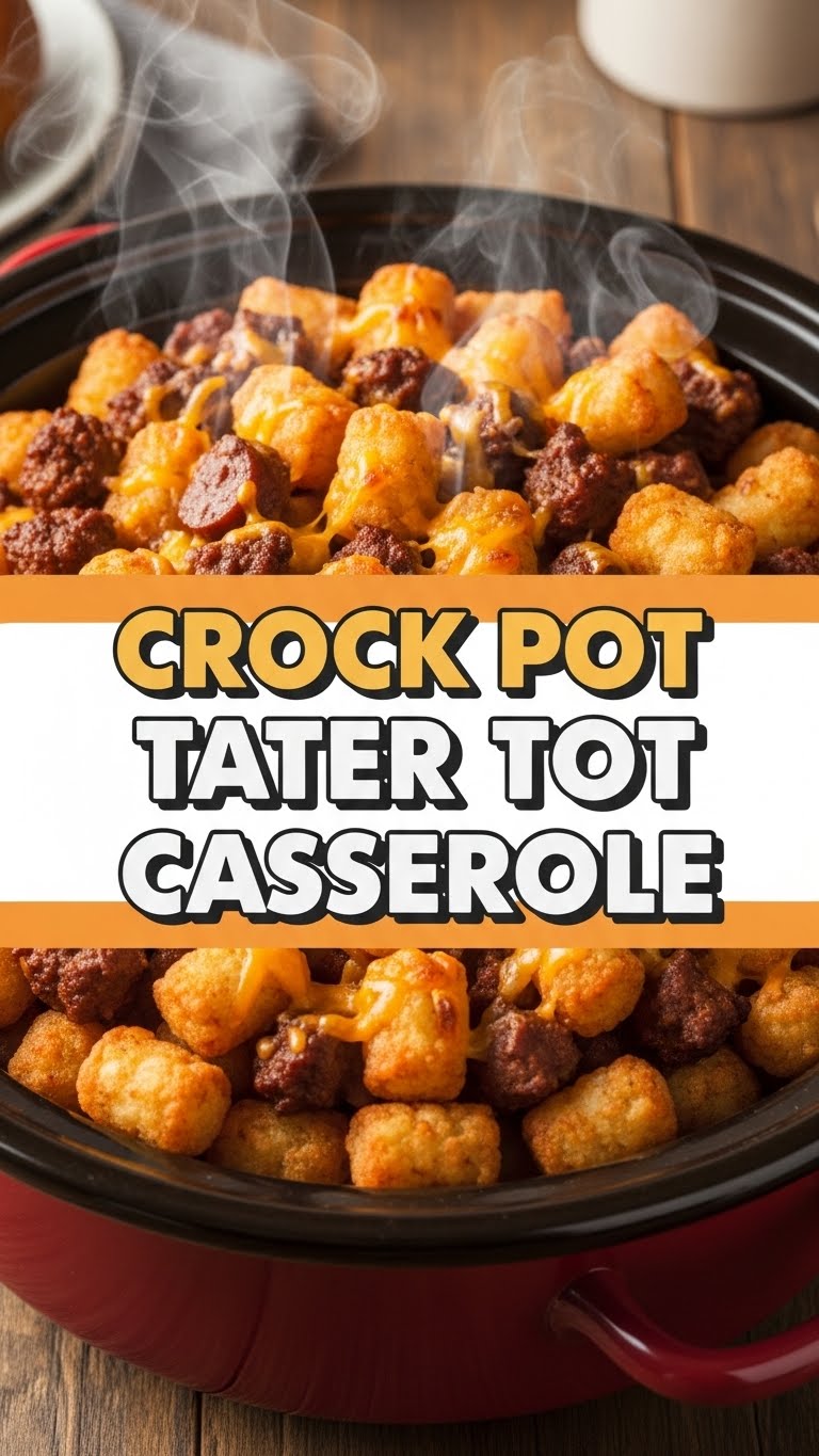 Crock Pot Tater Tot Casserole