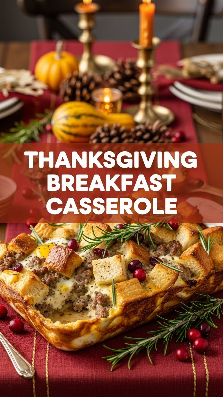 Thanksgiving Breakfast Casserole