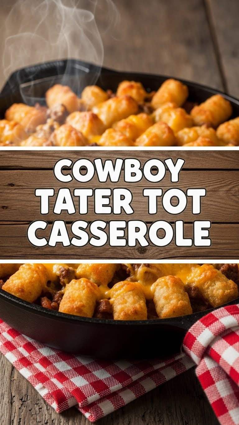 Cowboy Tater Tot Casserole