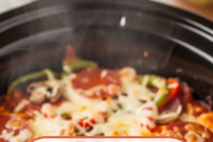 Crockpot Pizza Casserole