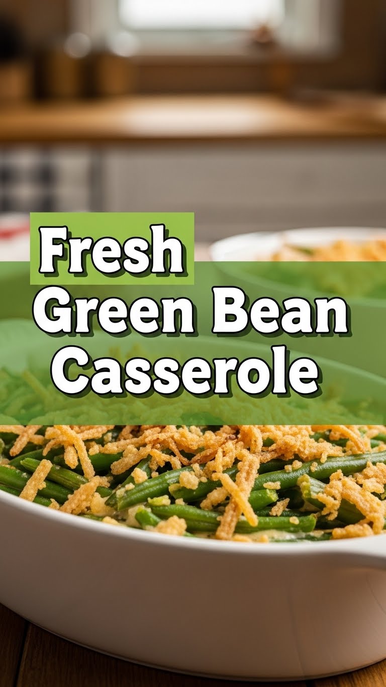 Fresh Green Bean Casserole