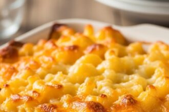 Mac And Cheese Meatloaf Casserole