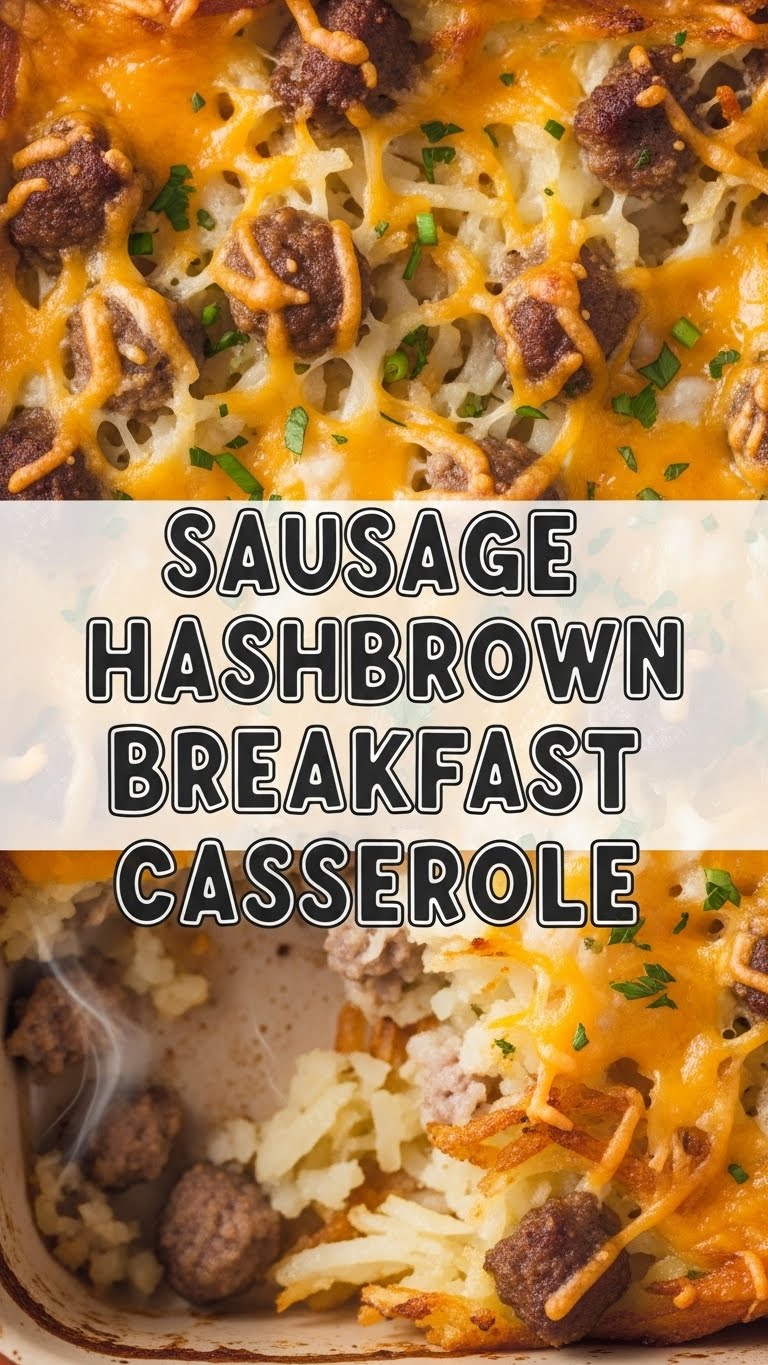 Sausage Hashbrown Breakfast Casserole