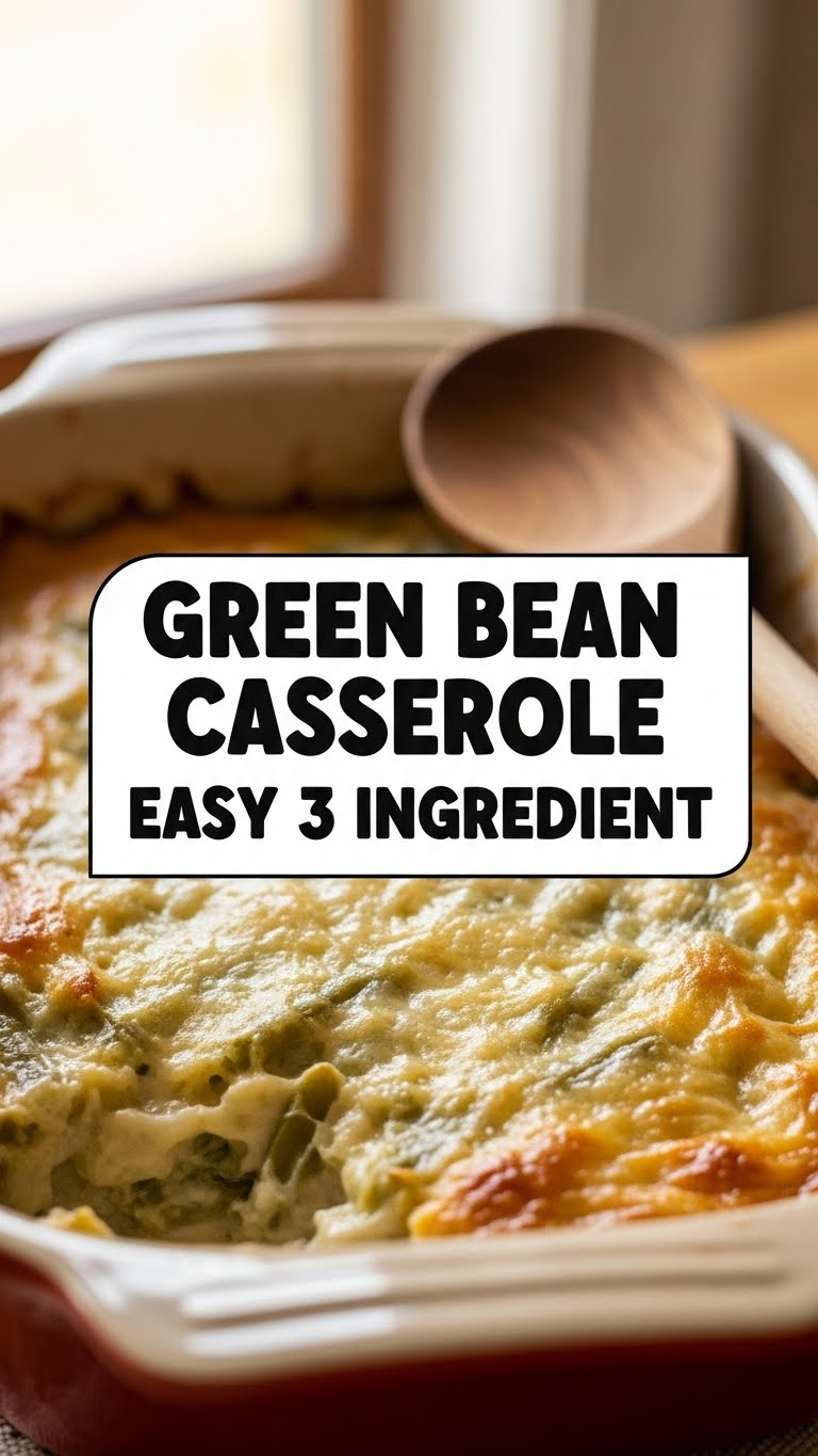 Green Bean Casserole Easy 3 Ingredient