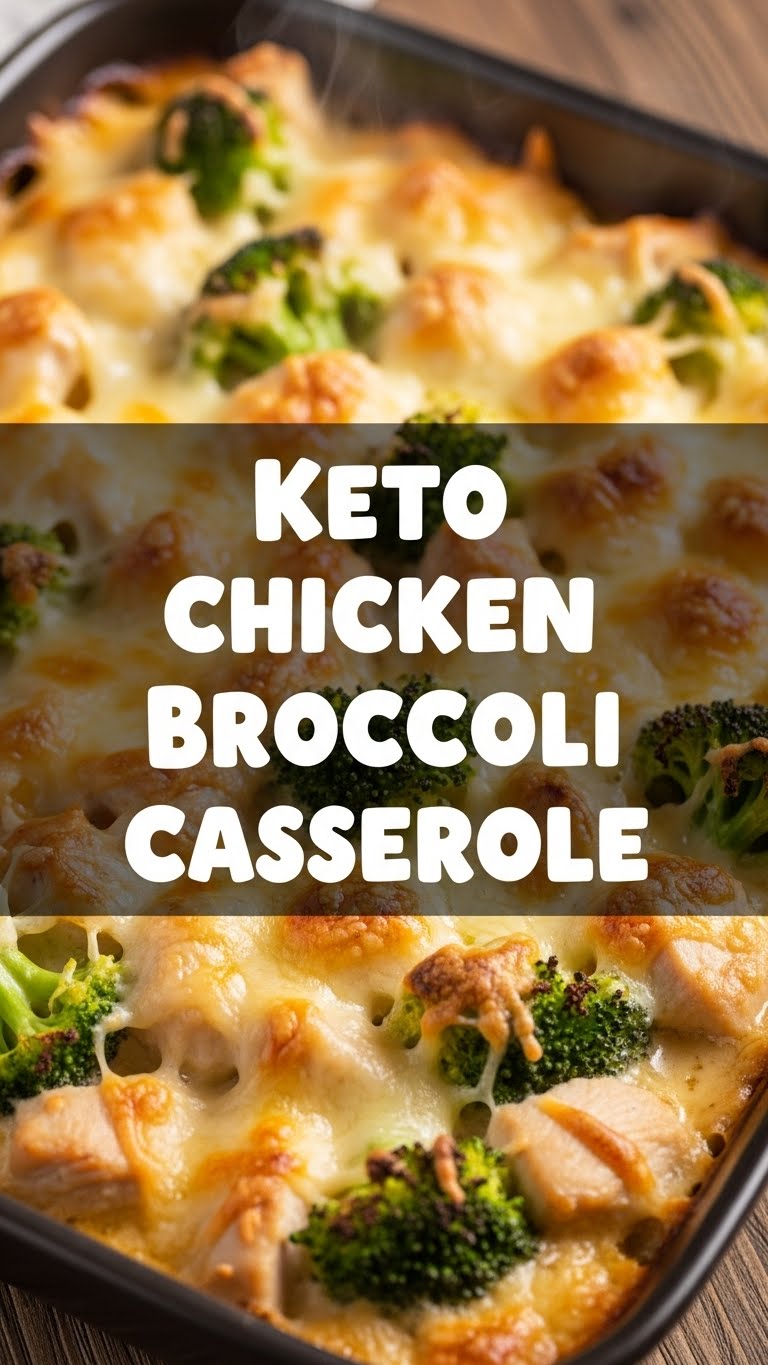 Keto Chicken Broccoli Casserole