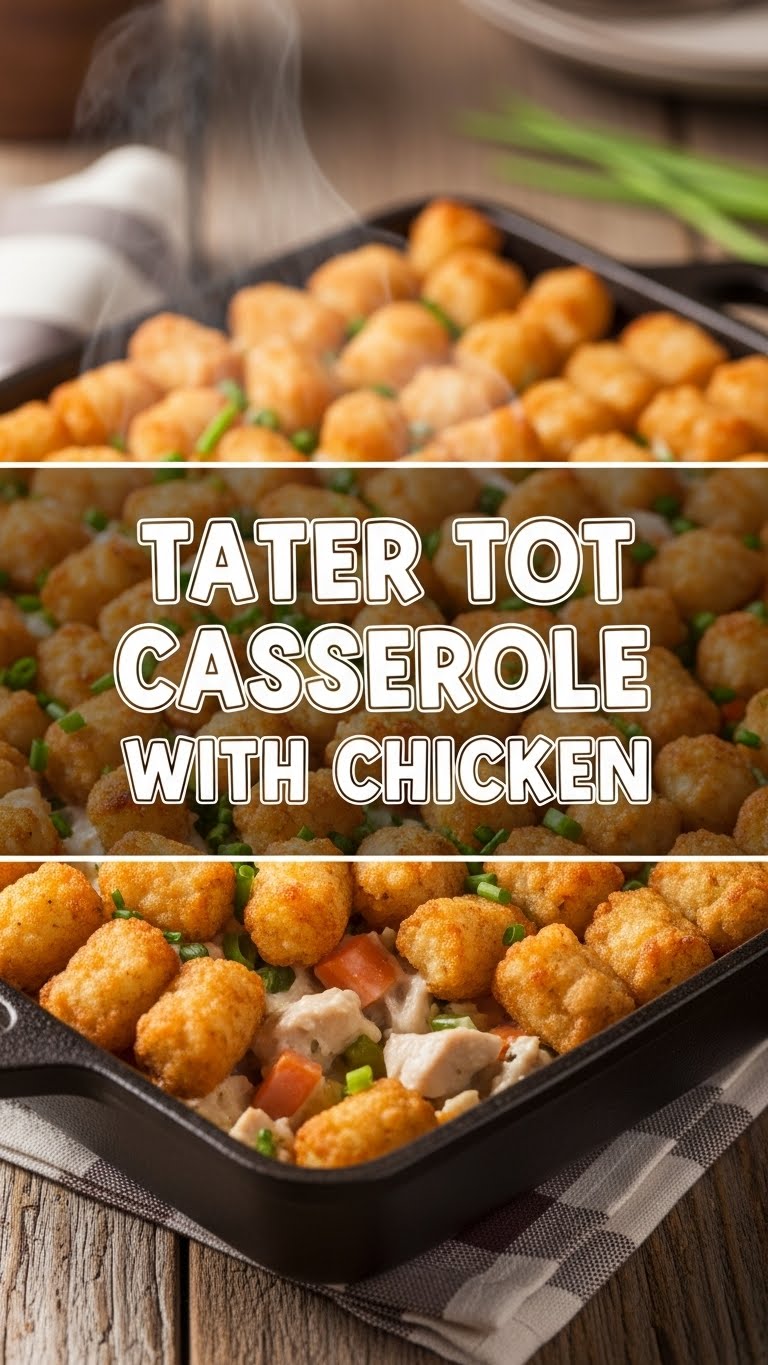 Tater Tot Casserole With Chicken