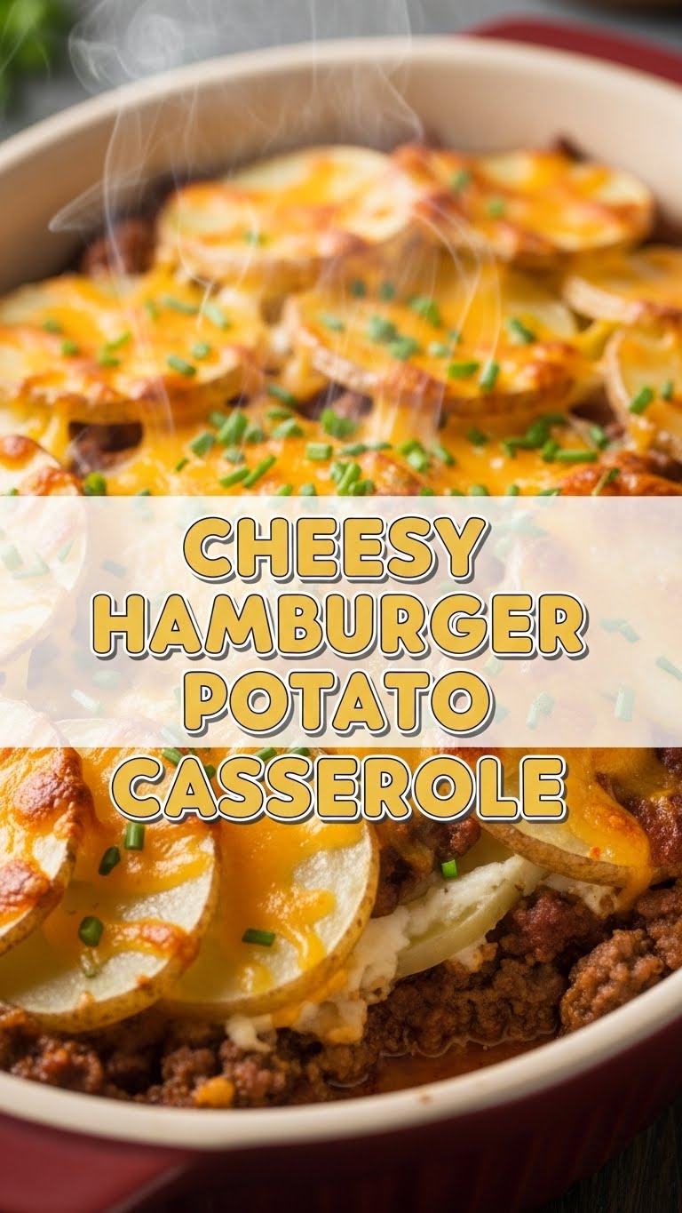 Cheesy Hamburger Potato Casserole