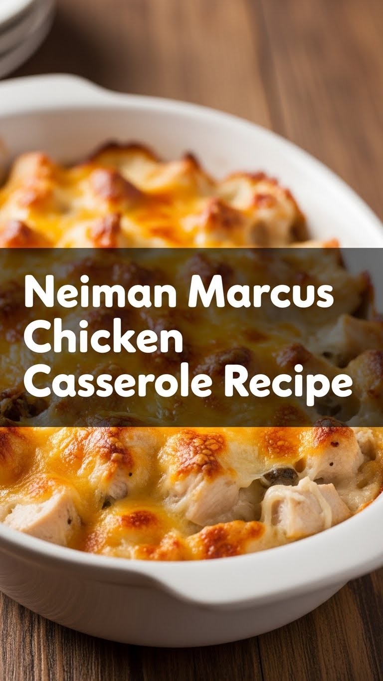 Neiman Marcus Chicken Casserole Recipe