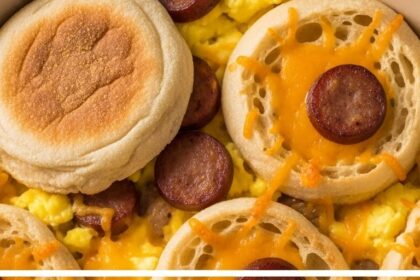 English Muffin Breakfast Casserole